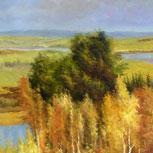 The birch wood valley - Vasily Polenov - part 1